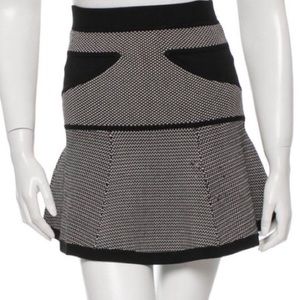 A.L.C. Flared Knit Mini Skirt
